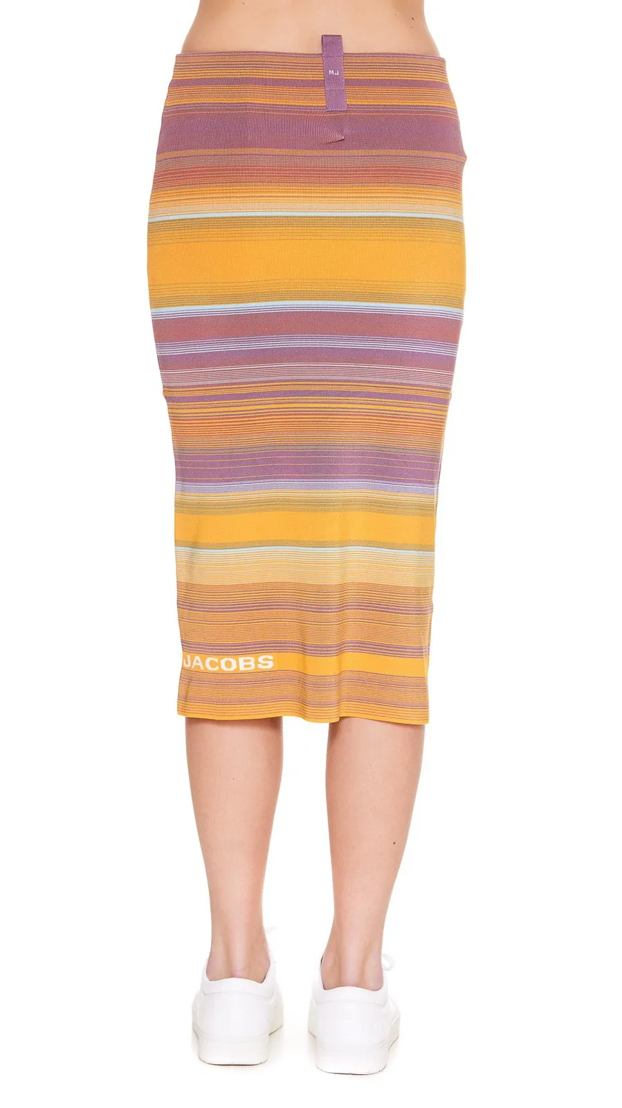 Striped Midi Skirt