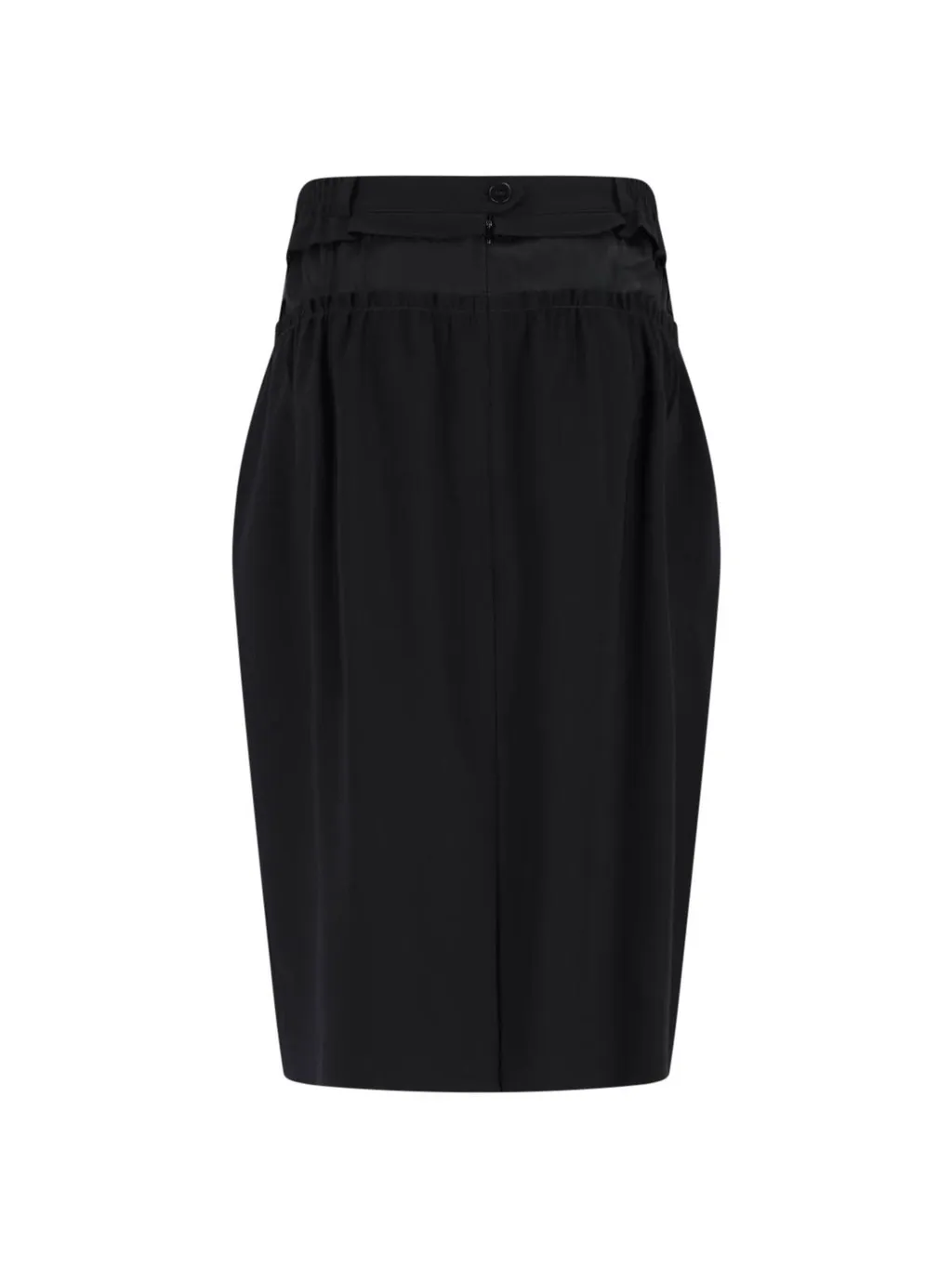 Midi Skirt With Ruffle Detail