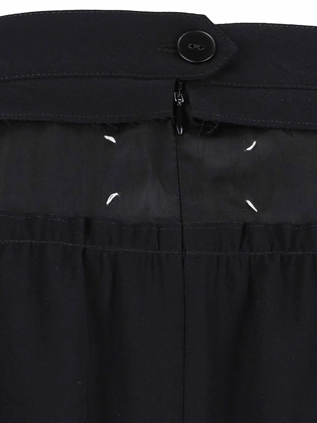 Midi Skirt With Ruffle Detail