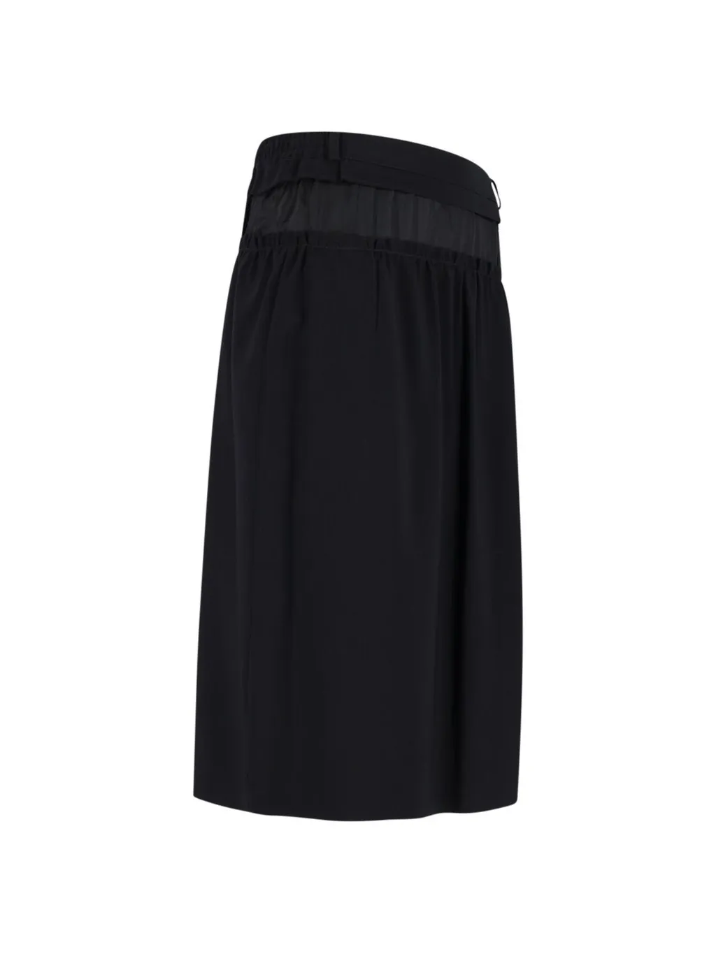 Midi Skirt With Ruffle Detail
