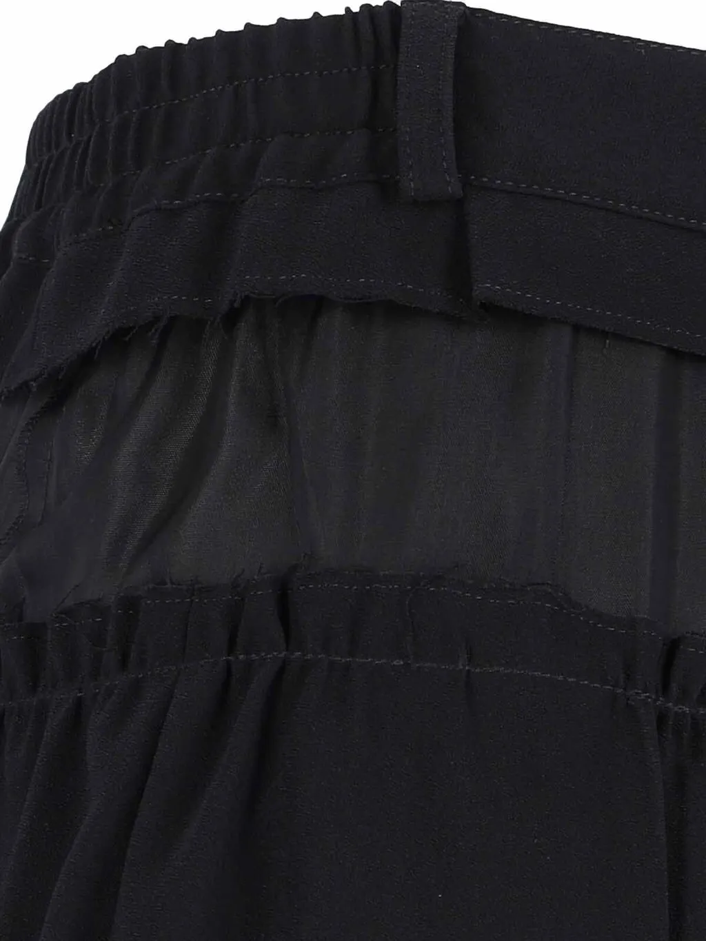 Midi Skirt With Ruffle Detail