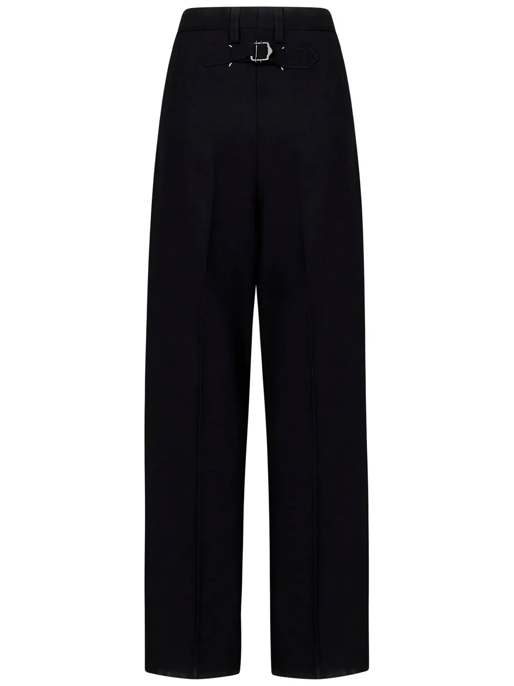 High-Waisted Pleated Trousers