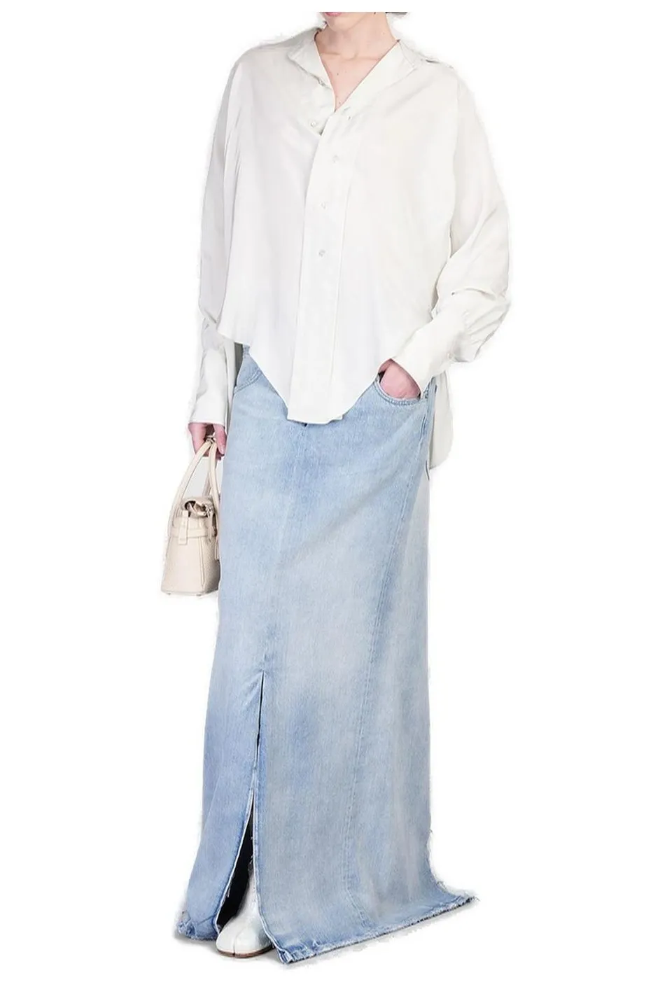 Asymmetric Hem Shirt