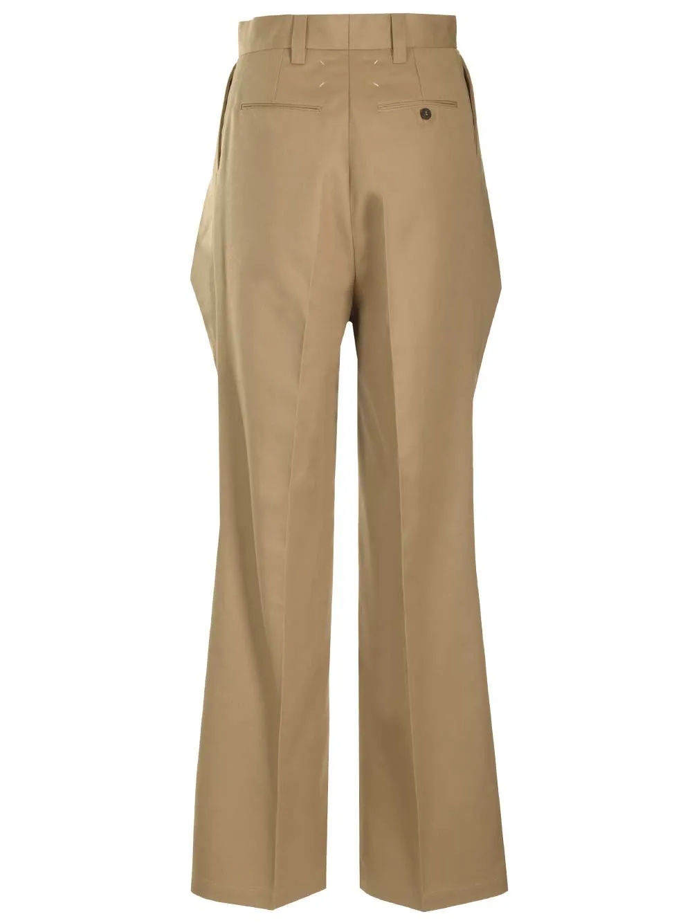Pleated Wide-Leg Trousers
