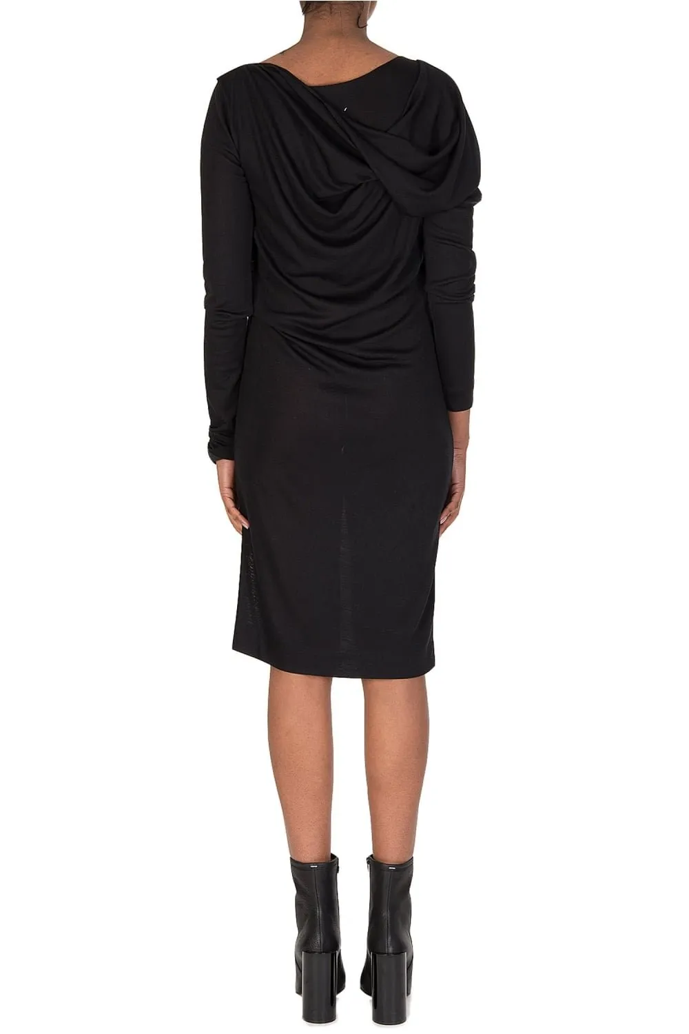 Draped Midi Dress