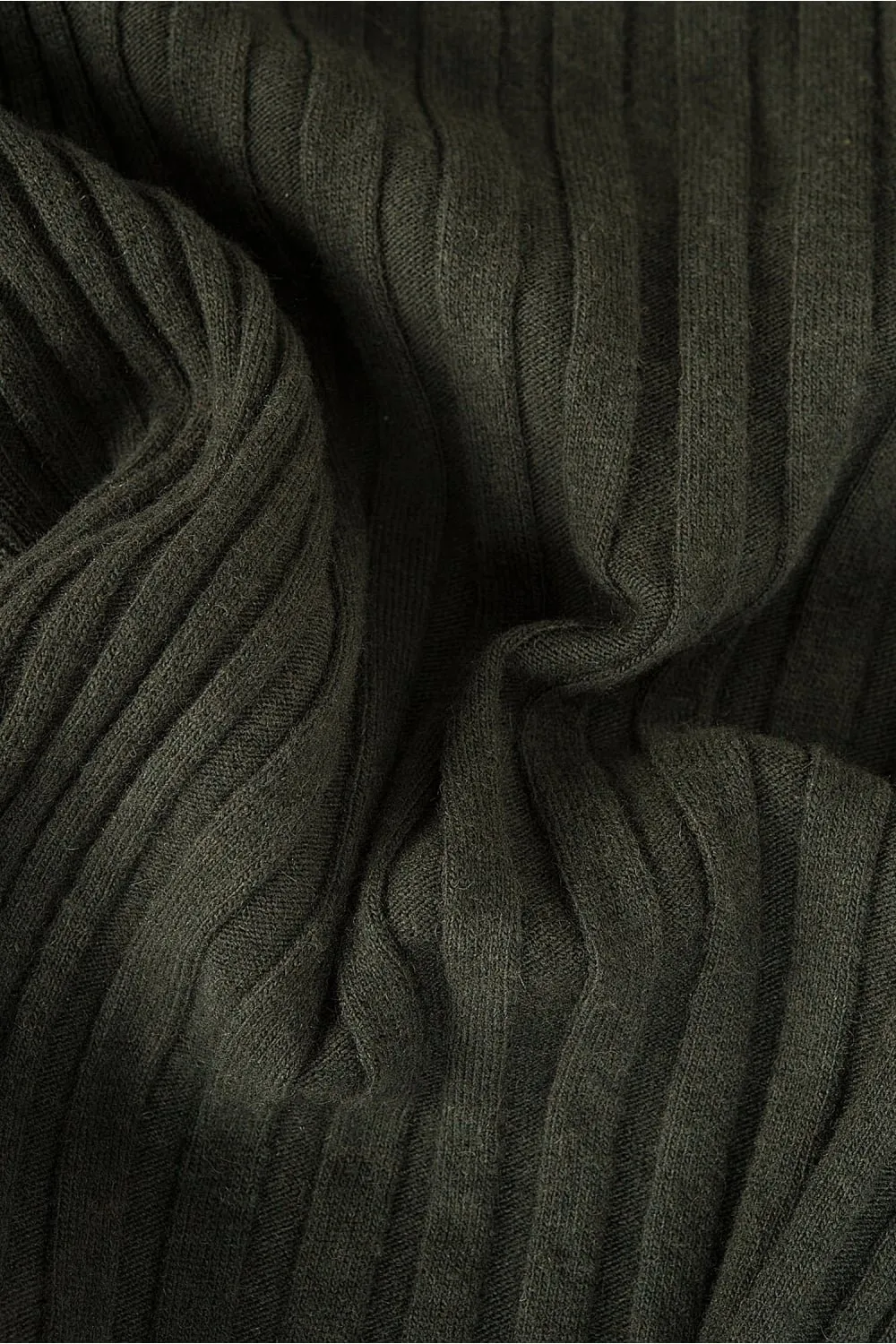 Ribbed Turtleneck Sweater