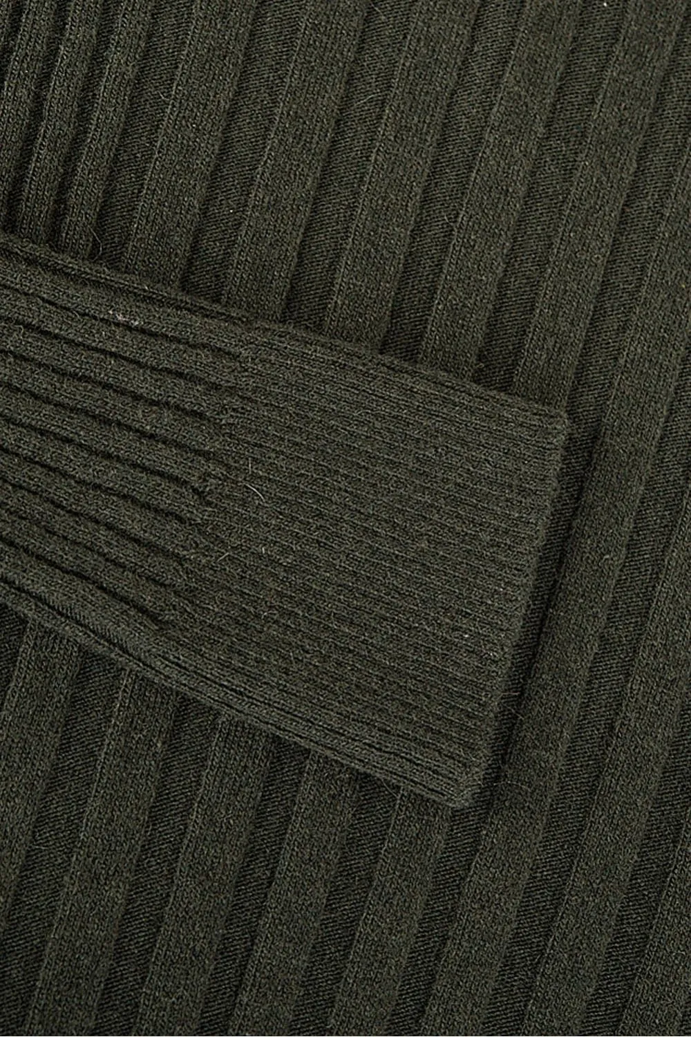 Ribbed Turtleneck Sweater