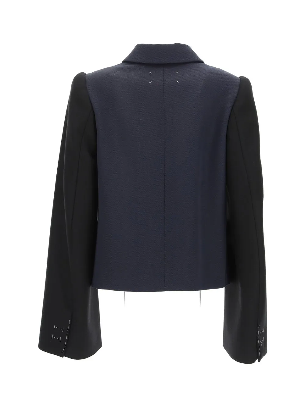 Blazer With Contrasting Sleeves
