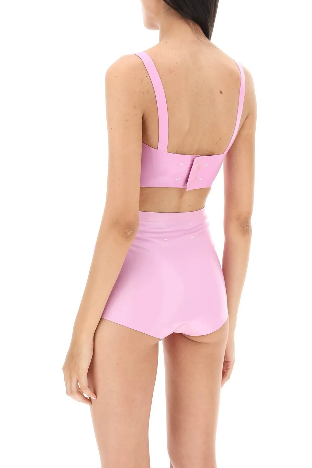 Latex Bustier Crop Top