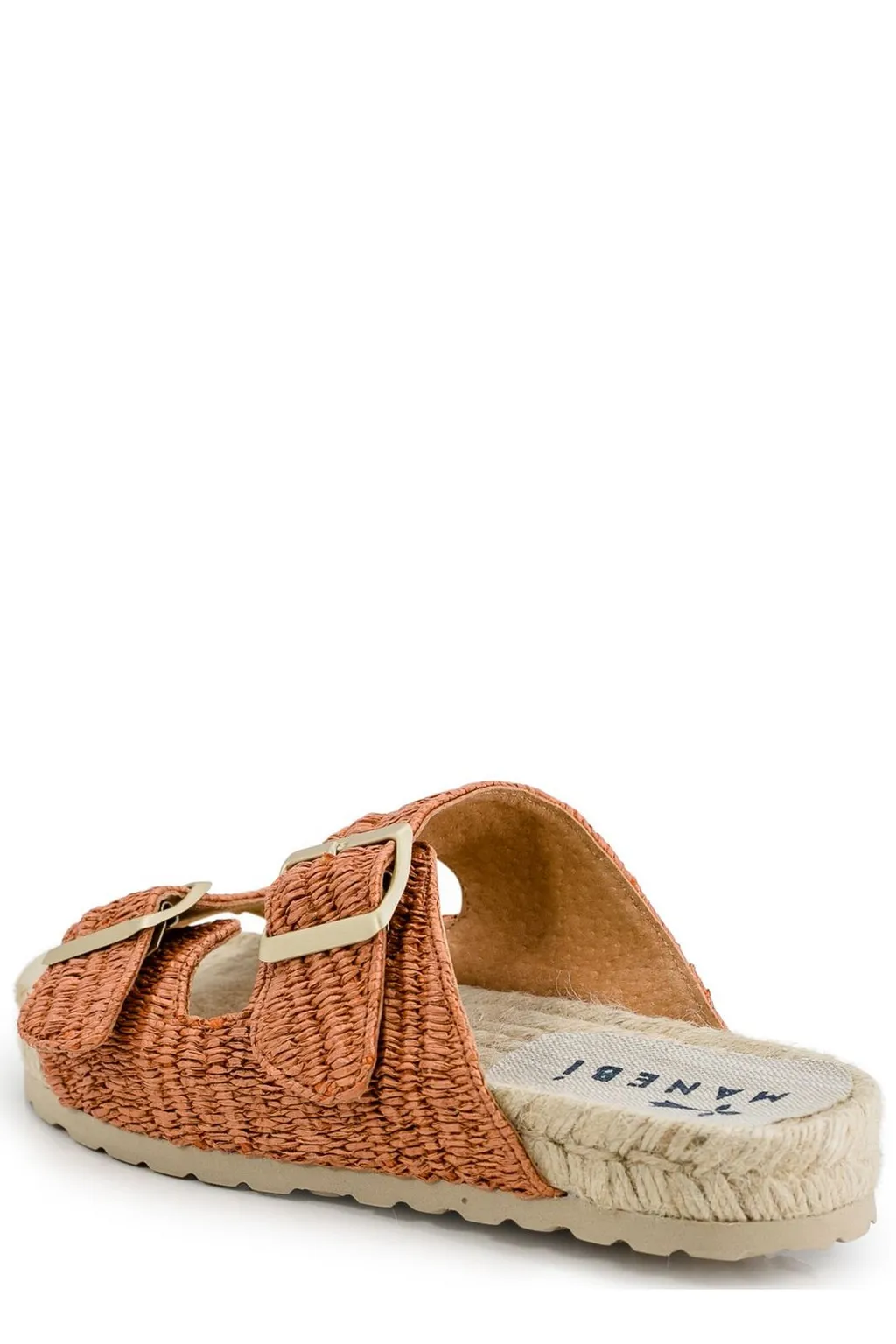 Platform Espadrille Slide Sandals