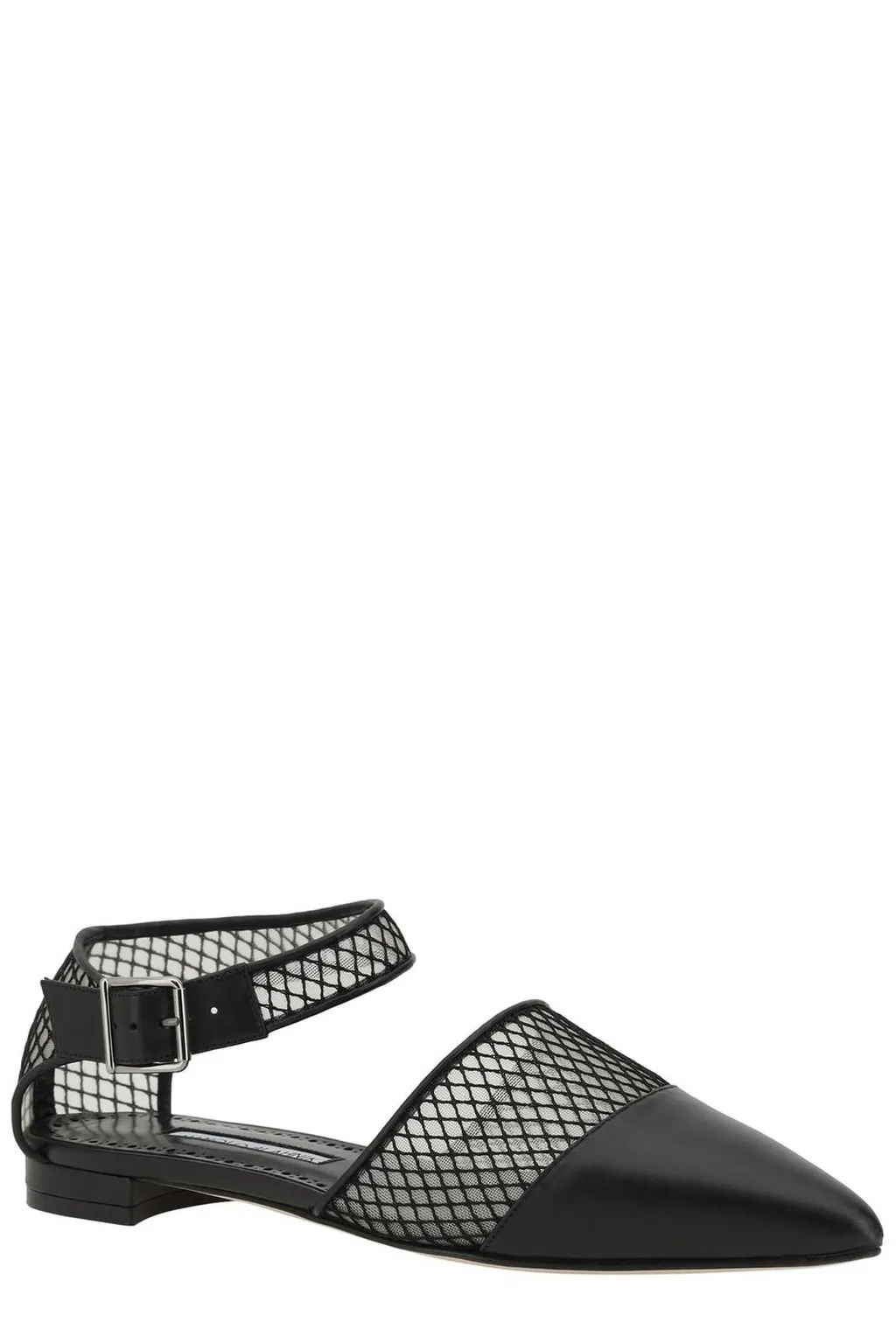 Mesh Pointed Toe Flats