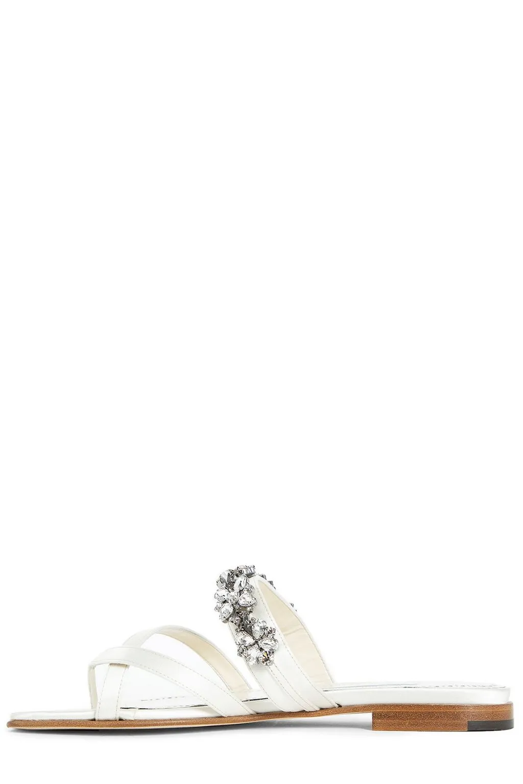 Sandals With Crystal Embellishment