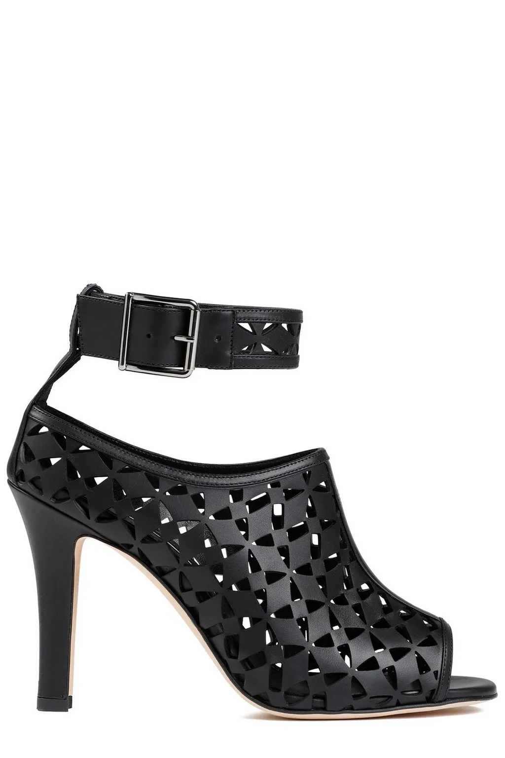 Ankle Strap Peep-Toe Booties