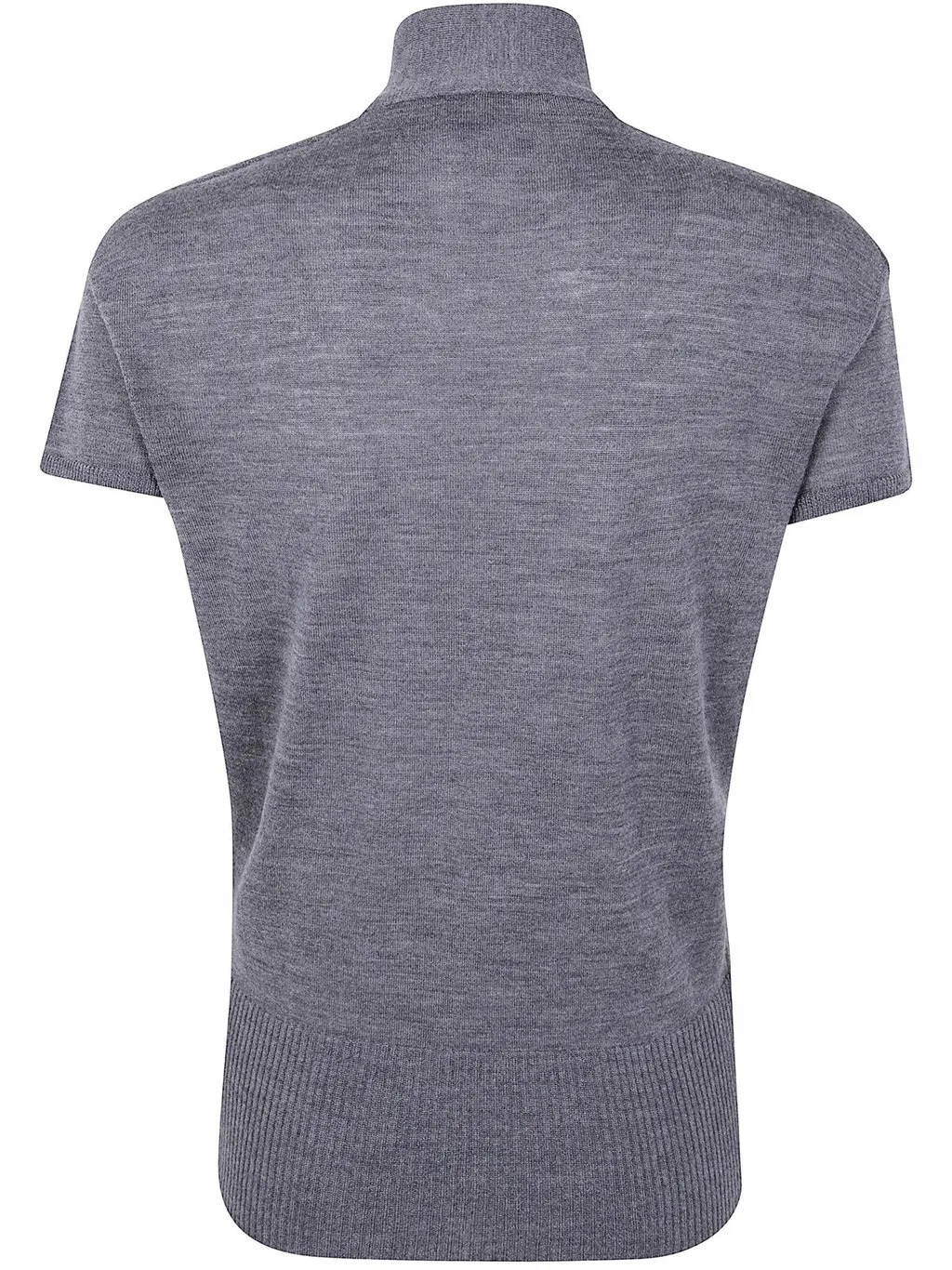 Knit Top With Tie Neck