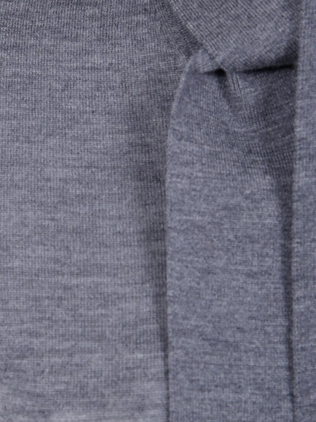 Knit Top With Tie Neck
