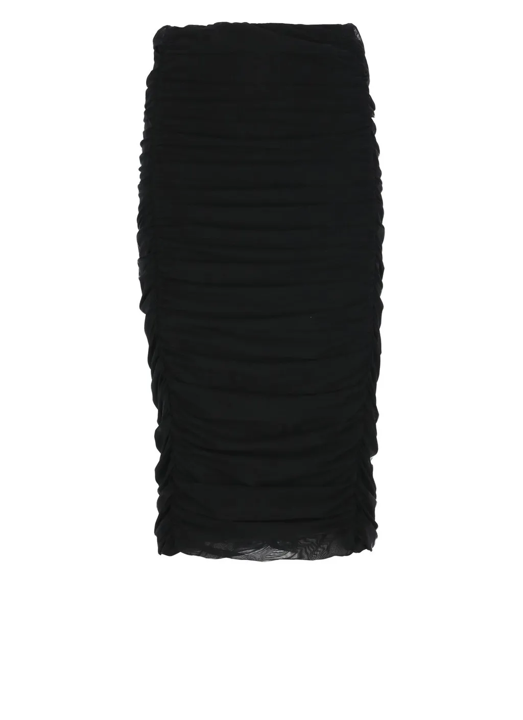 Ruched Midi Skirt