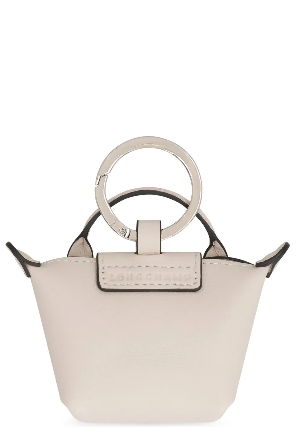 Le Pliage Green Nano Top Handle Bag Charm