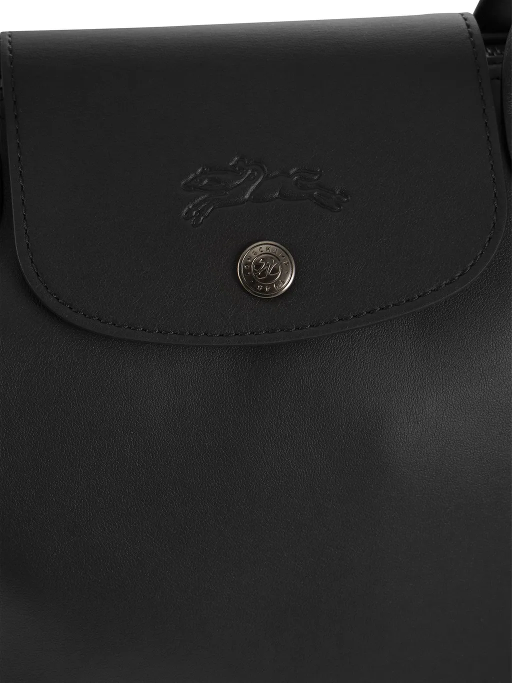 Le Pliage Cuir Top Handle Bag