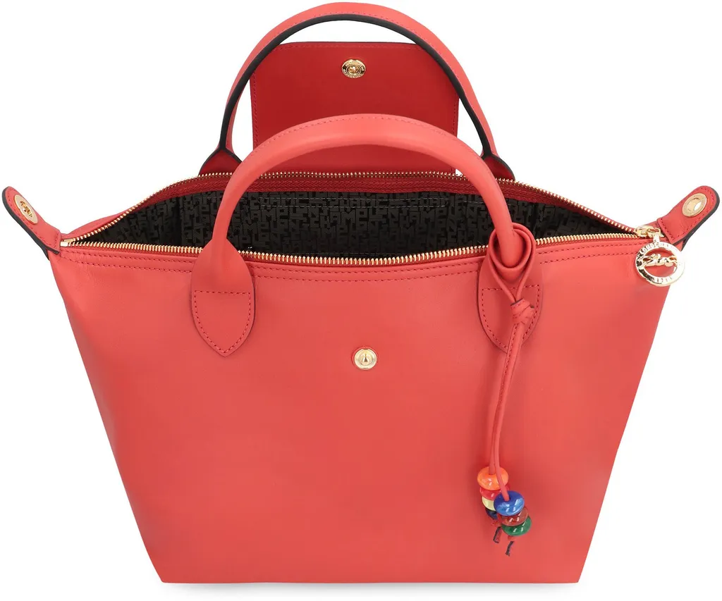 Le Pliage Cuir Top Handle Bag