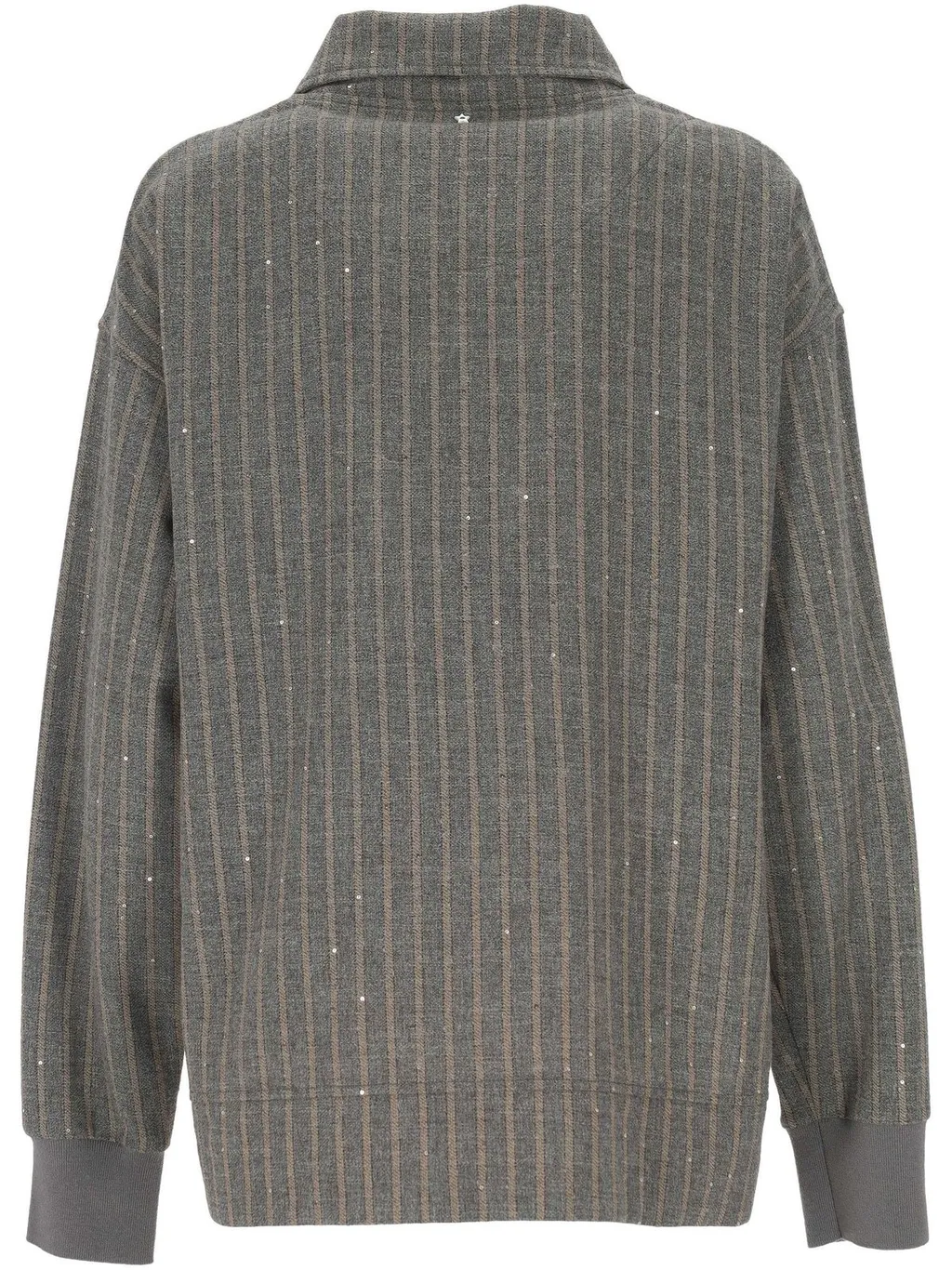 Striped Jacket With Sequins