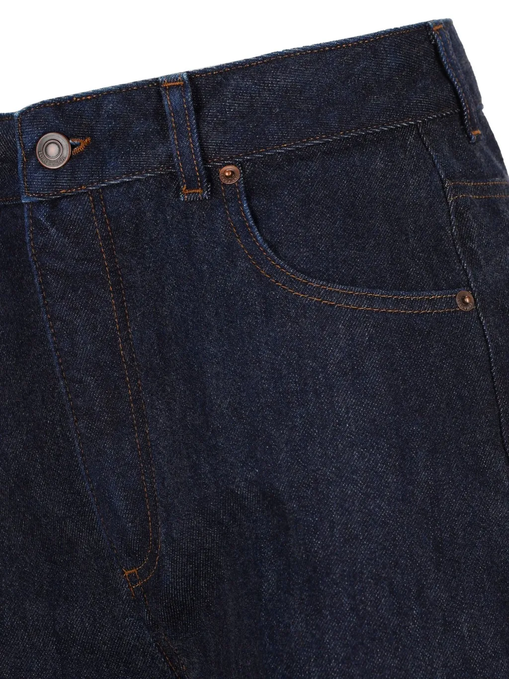 High-Waisted Straight-Leg Jeans