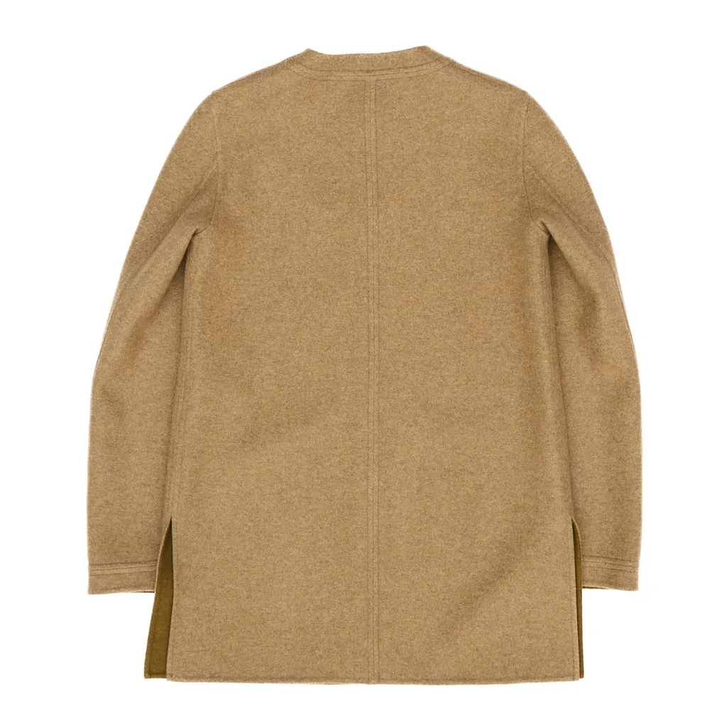 Collarless Coat