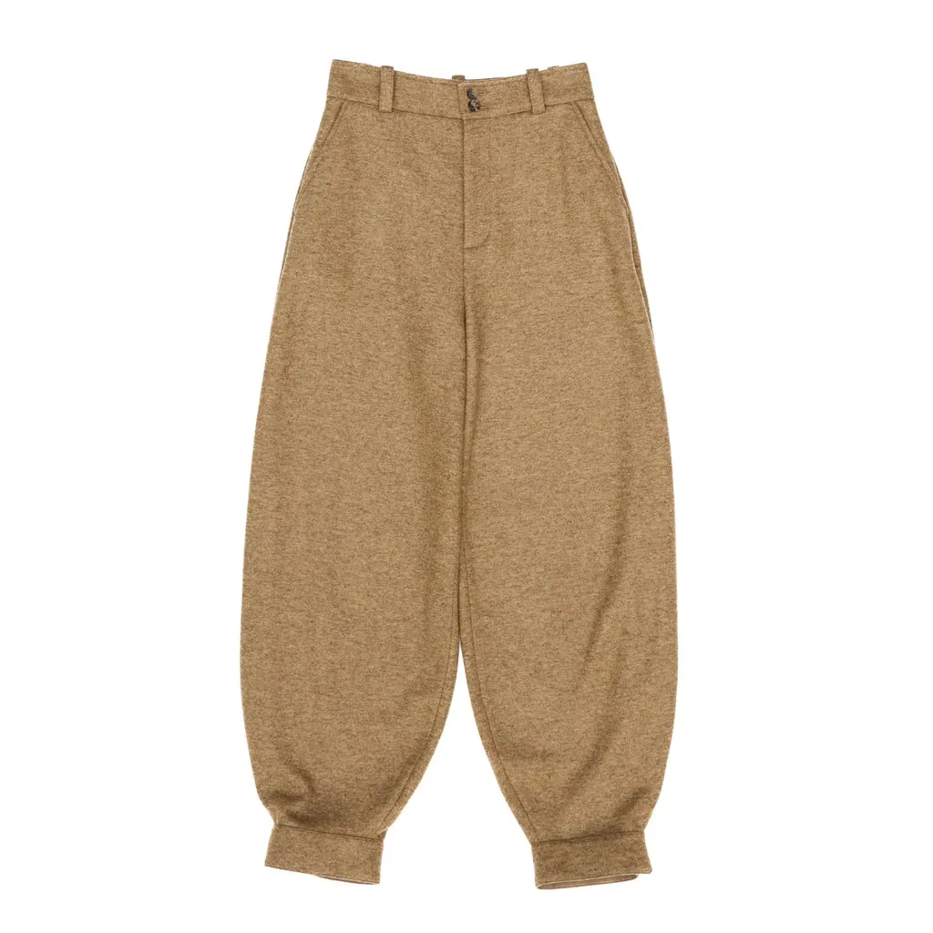 High-Waisted Balloon Trousers