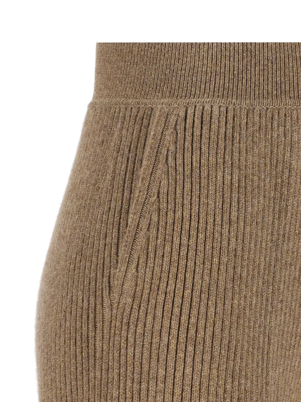 Ribbed Wide-Leg Pants