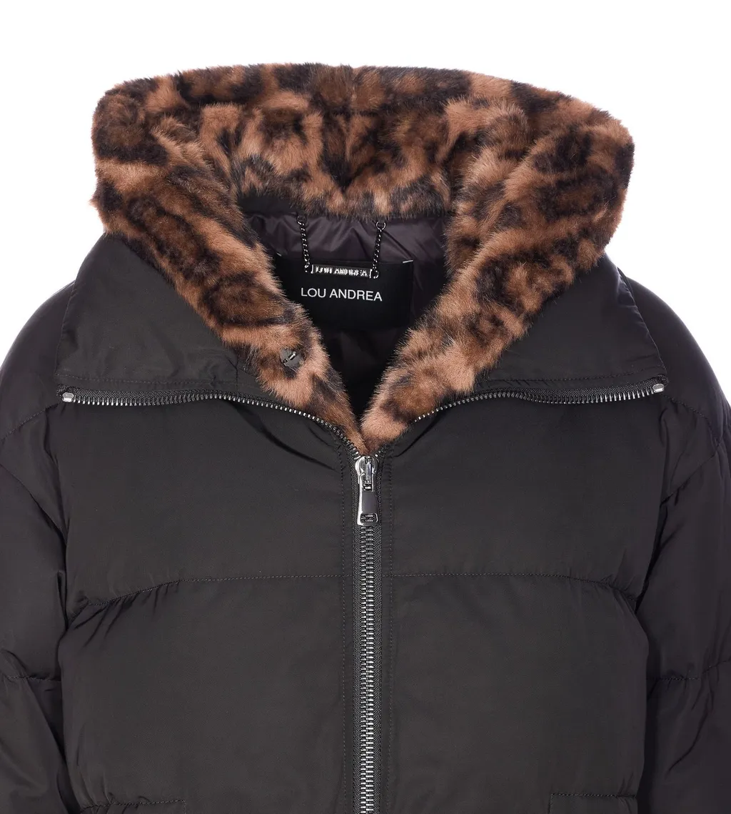 Down Puffer Jacket With Fur-Lined Hood