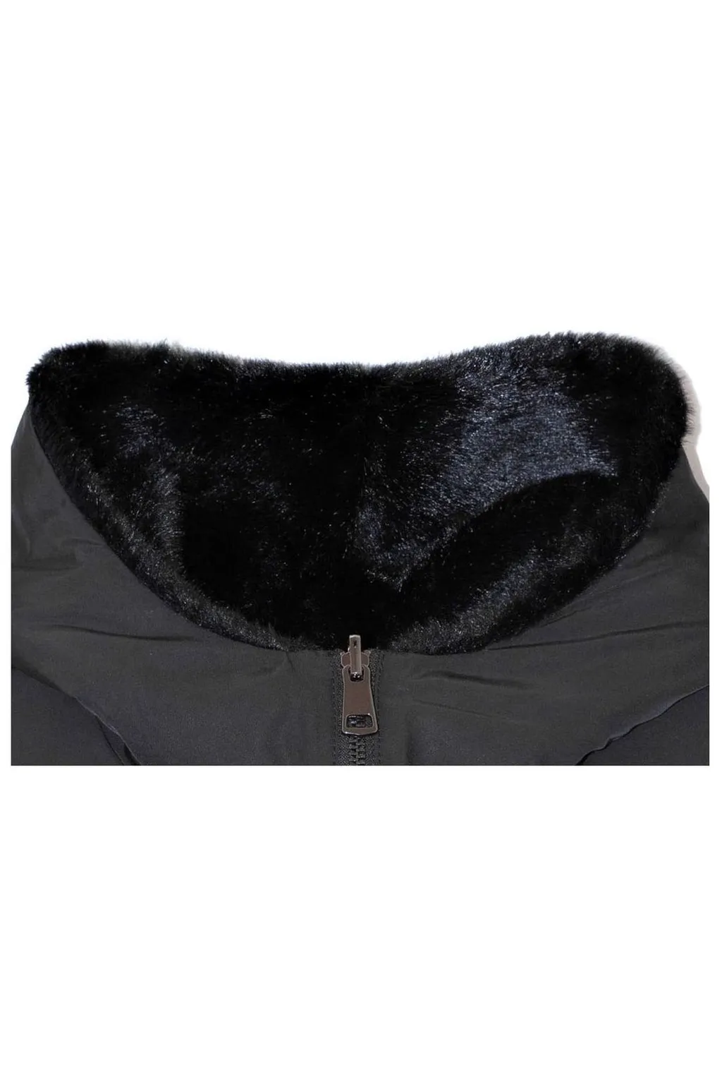 Hooded Faux Fur Cape