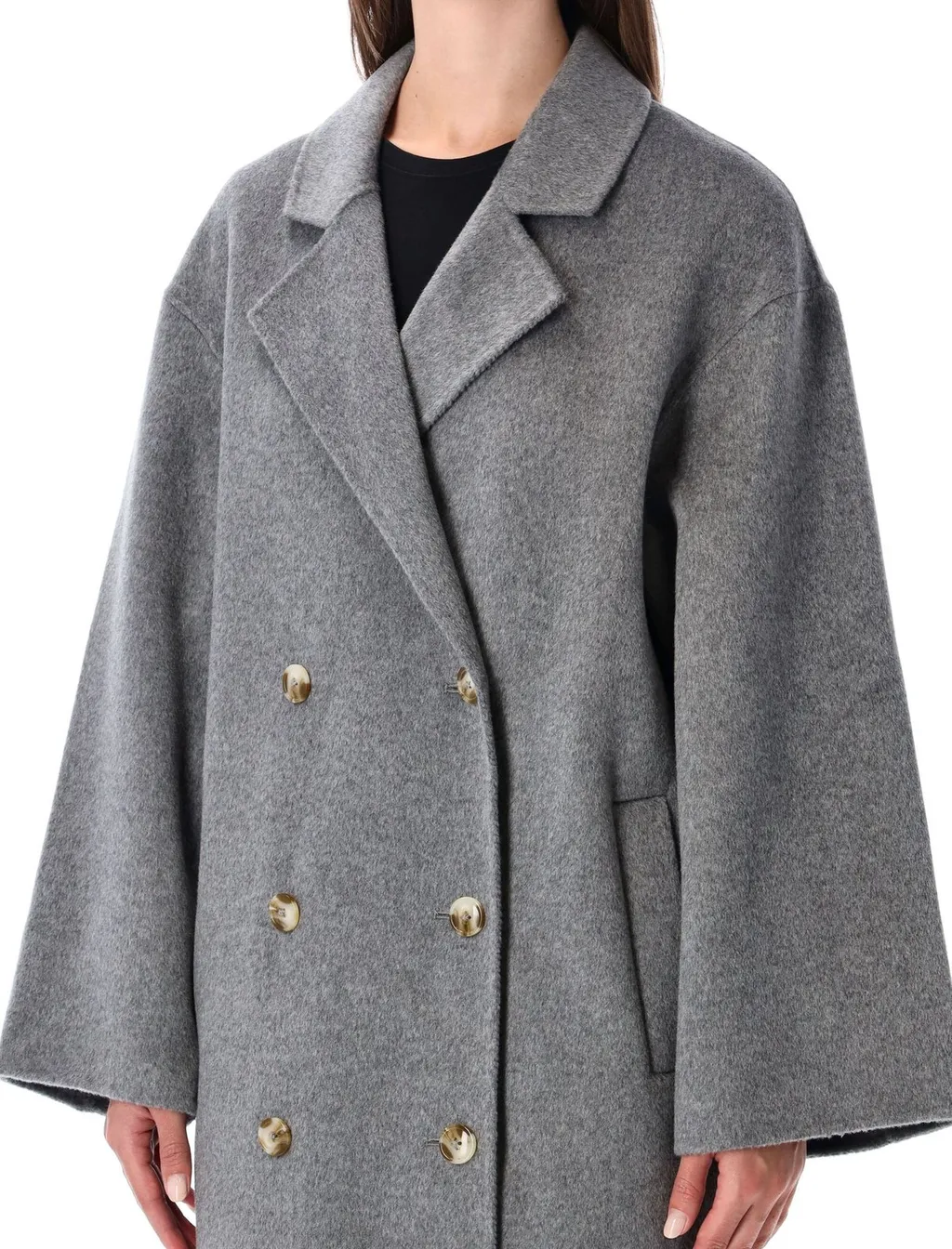 Double-Breasted Wool Coat