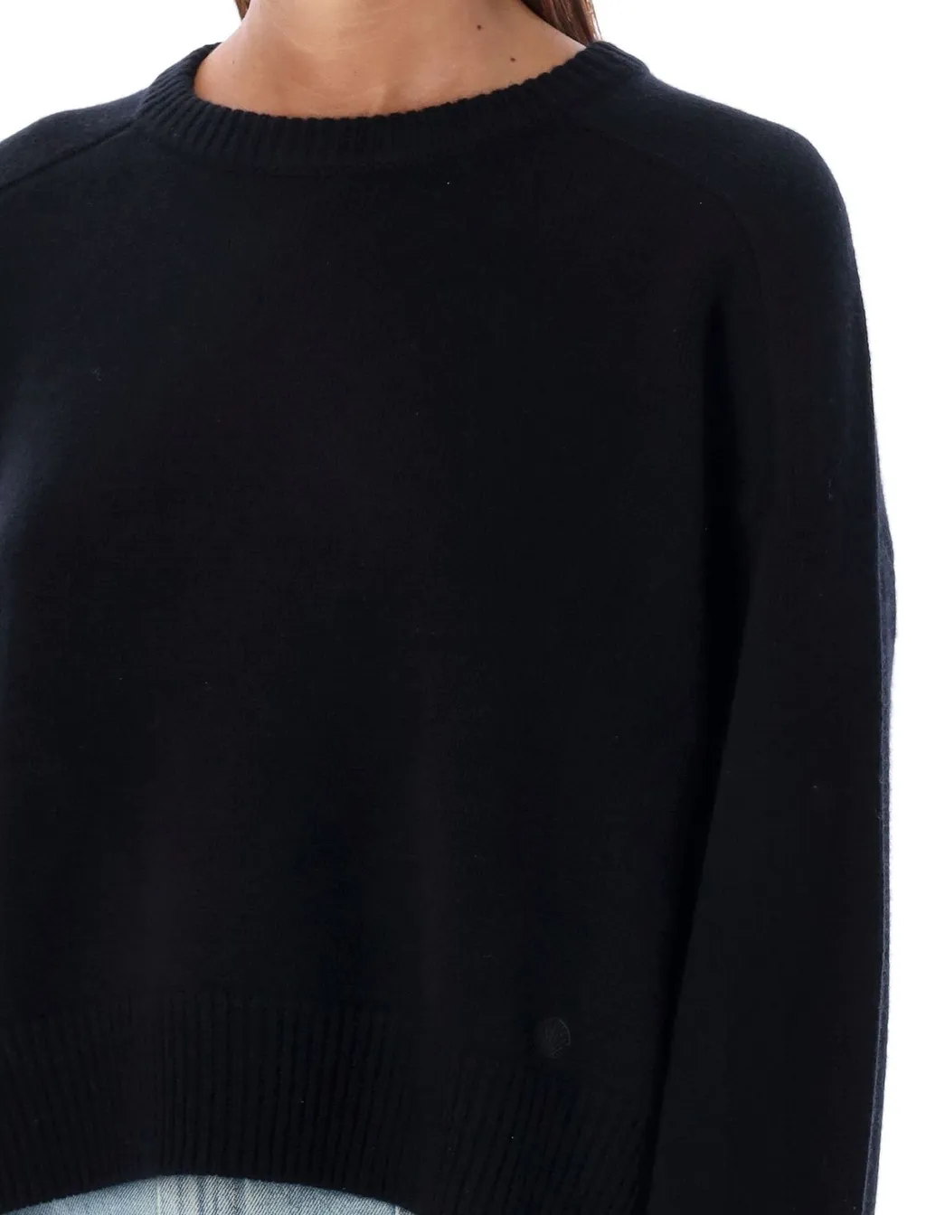 Cropped Crewneck Sweater