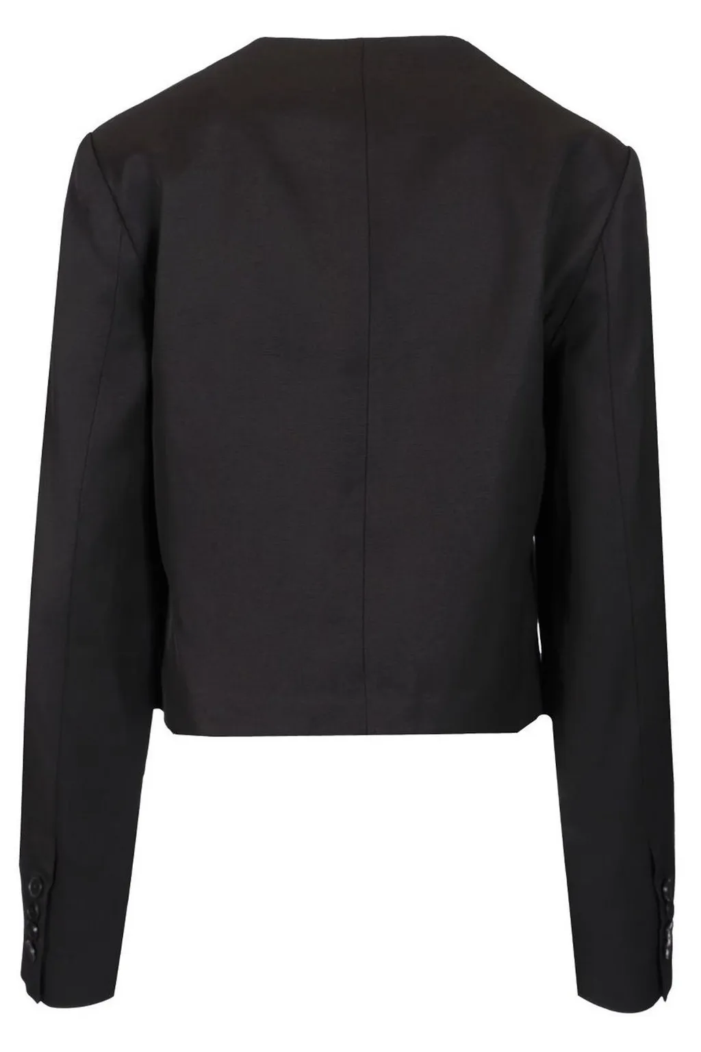 Cropped Double-Breasted Blazer
