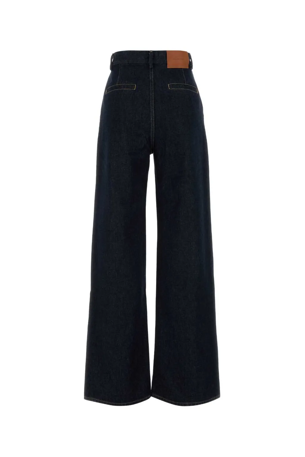 Wide-Leg Denim Jeans