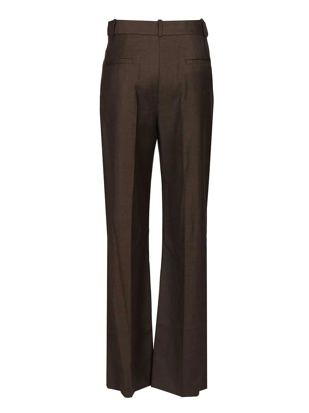 High-Waisted Pleated Trousers