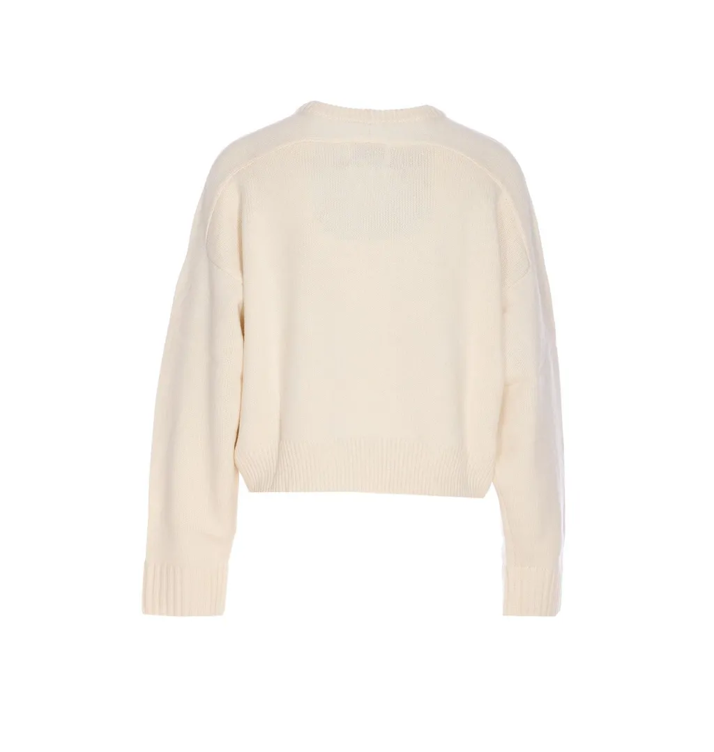 Cropped Crewneck Sweater