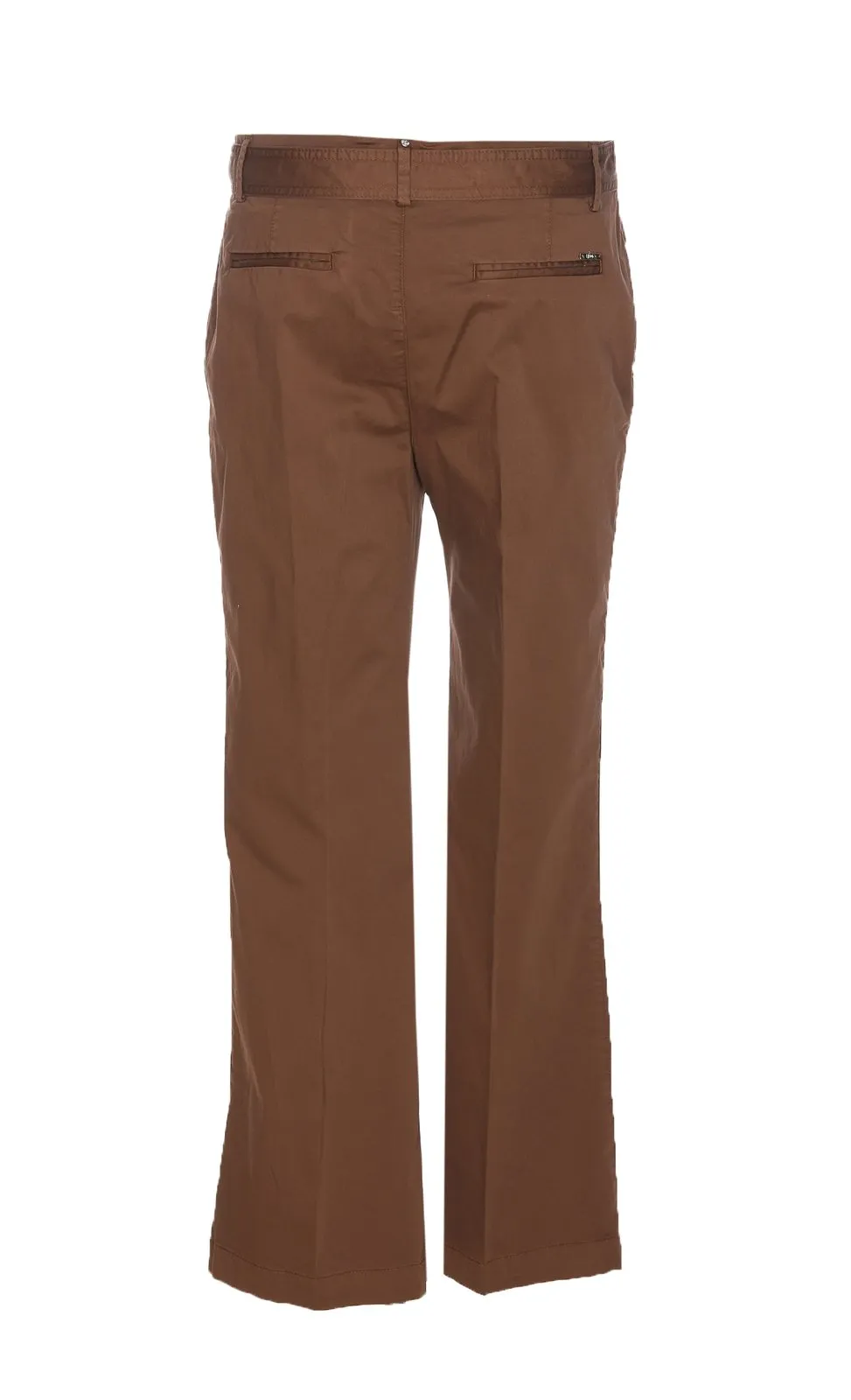 High-Waisted Flared Trousers
