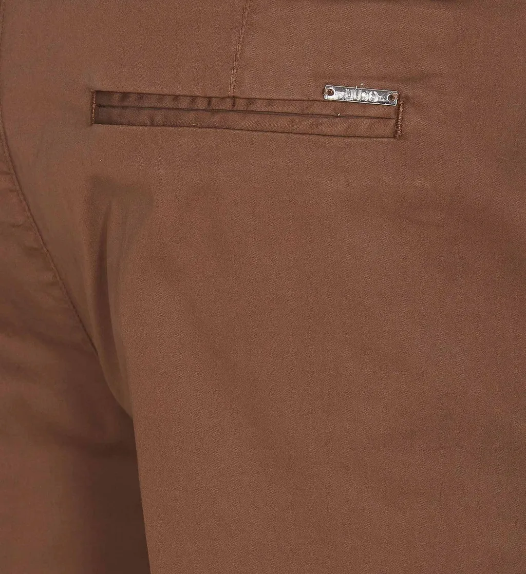 High-Waisted Flared Trousers