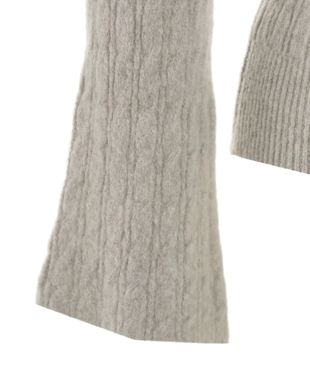 Turtleneck Cable Knit Sweater