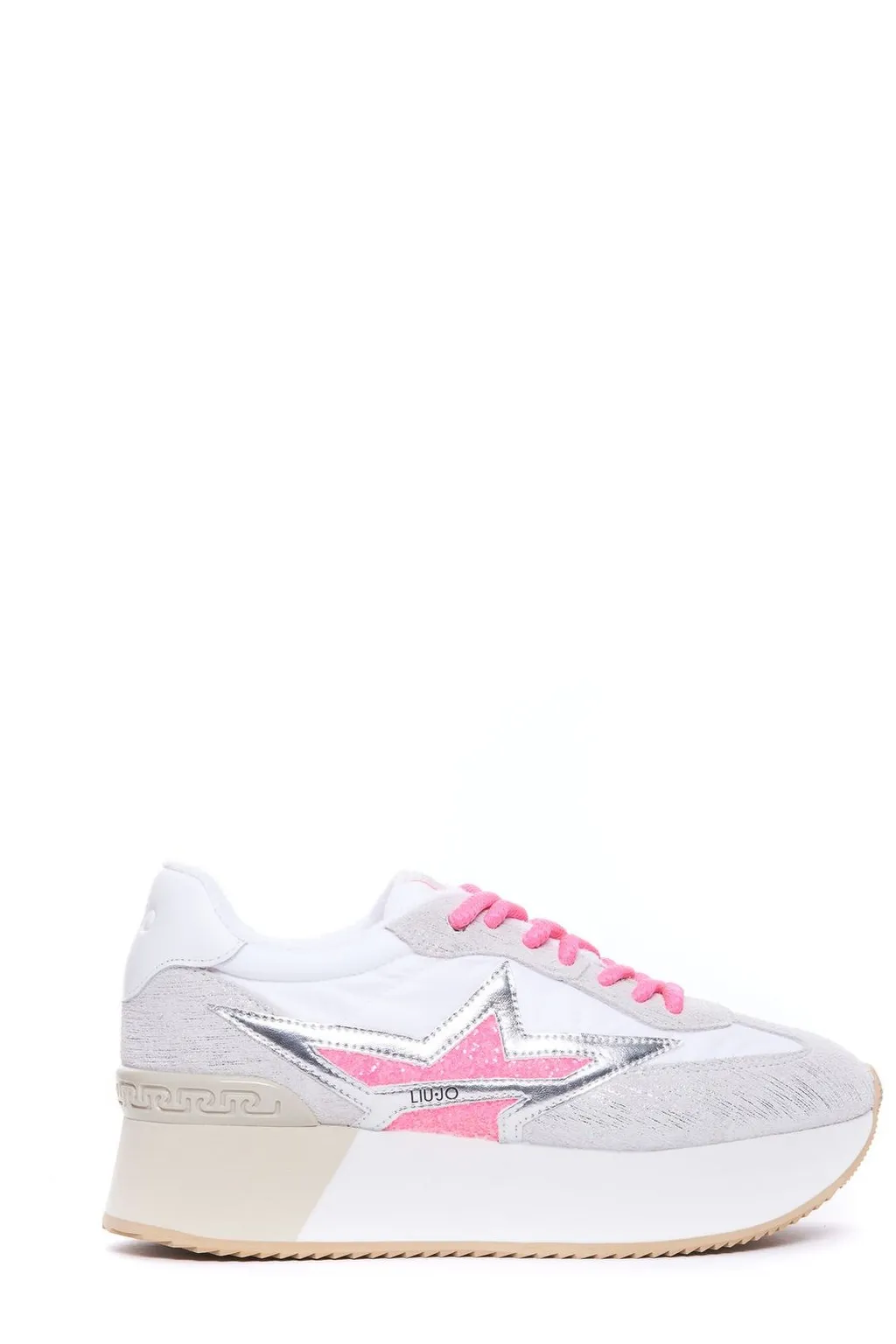 Platform Sneakers With Star Detail