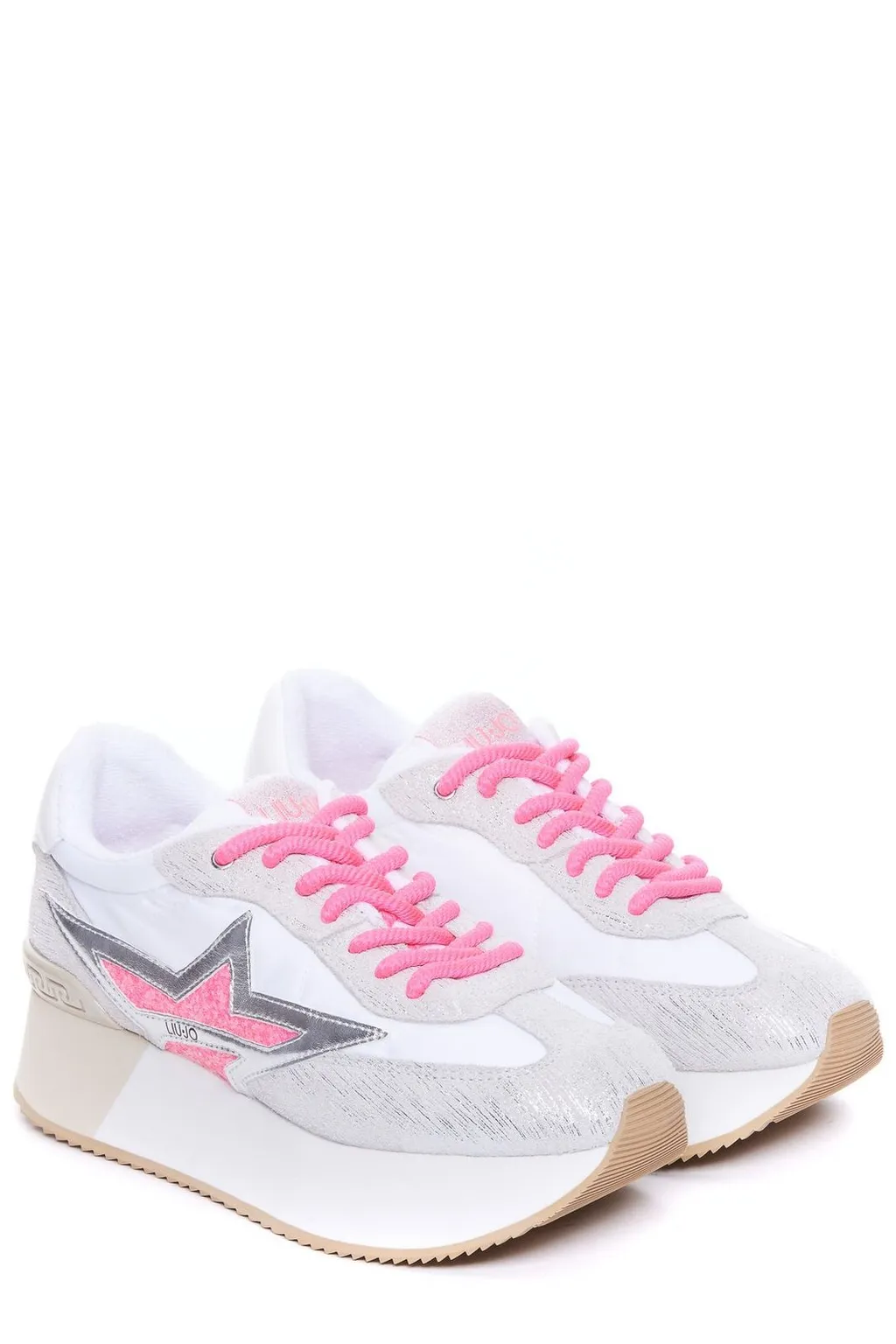 Platform Sneakers With Star Detail