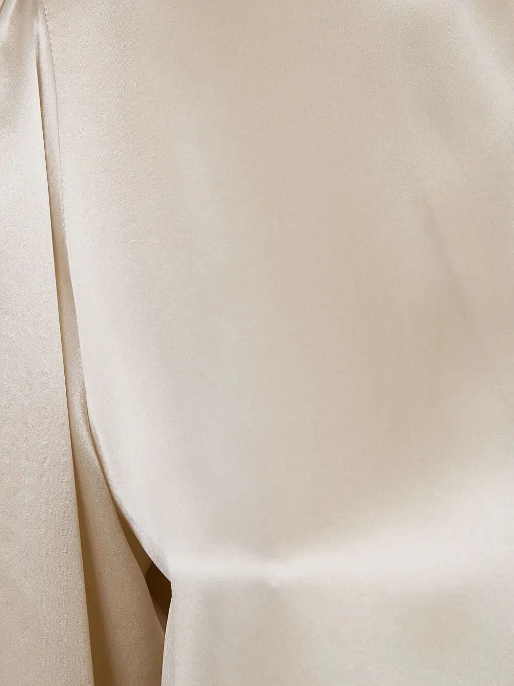 Satin Blouse With Bow Neck