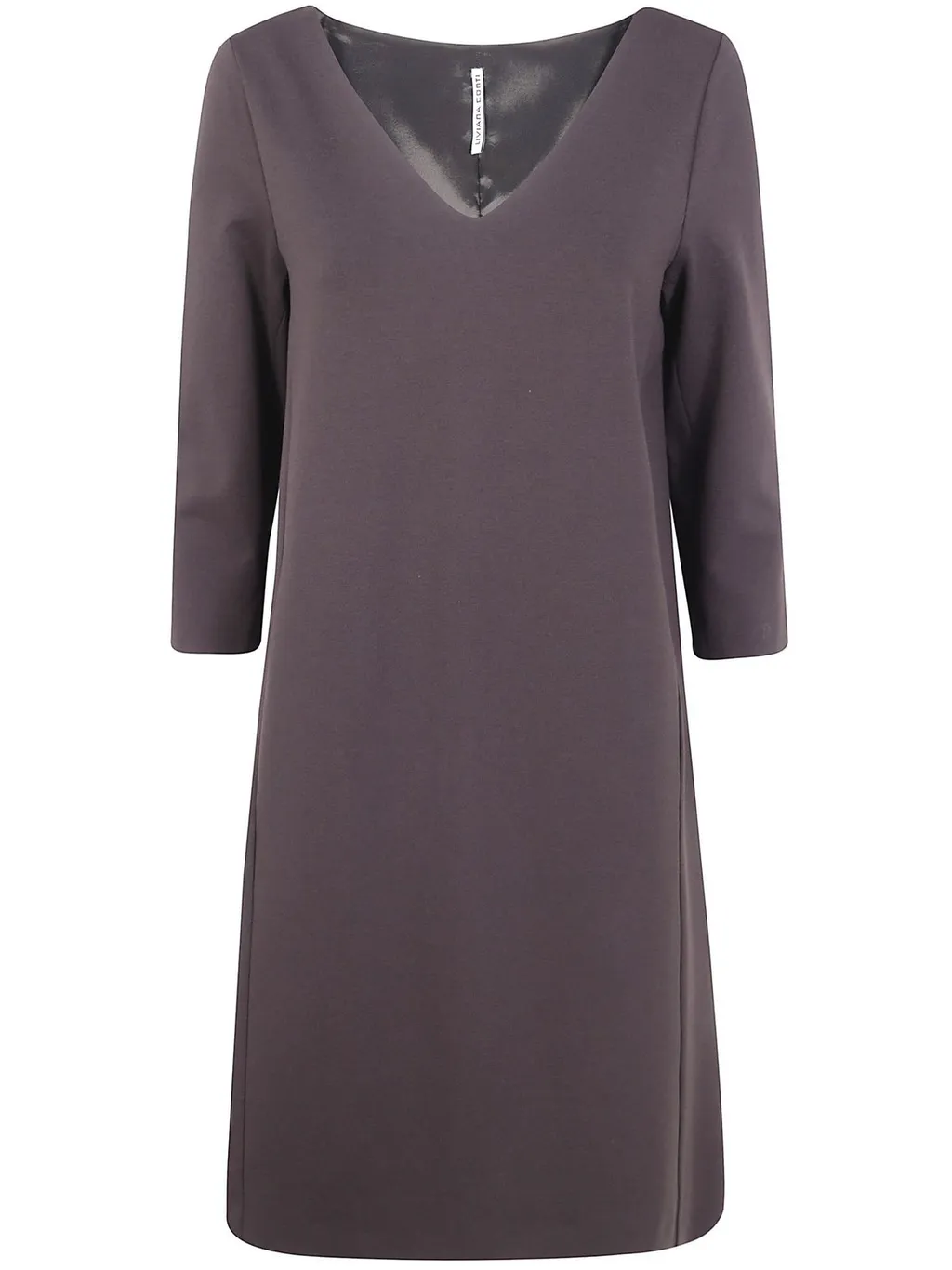V-Neck Midi Dress