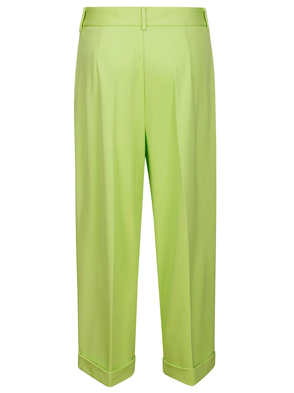 Pleated Cropped Trousers