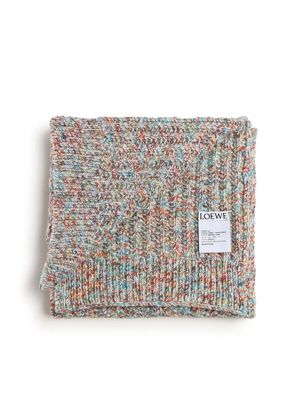 Ribbed Knit Scarf