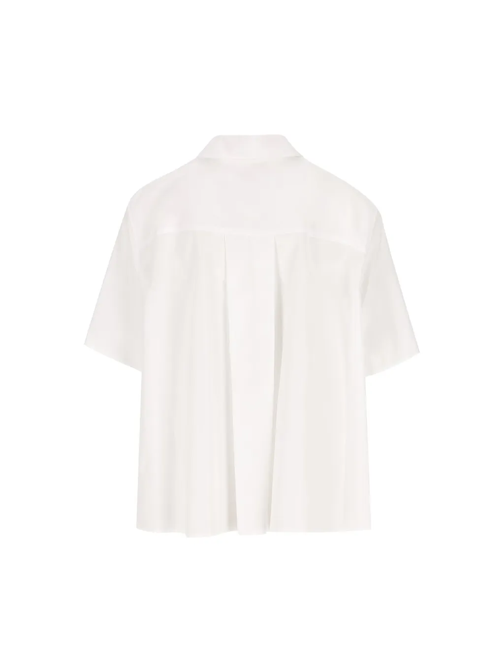 Cropped Poplin Shirt
