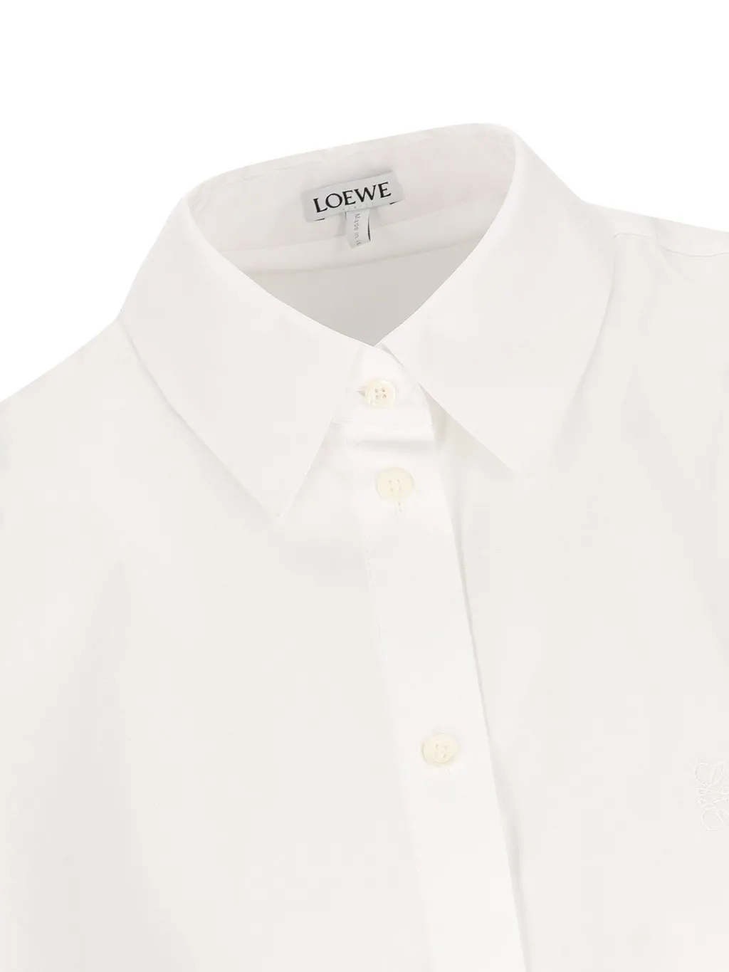 Cropped Poplin Shirt