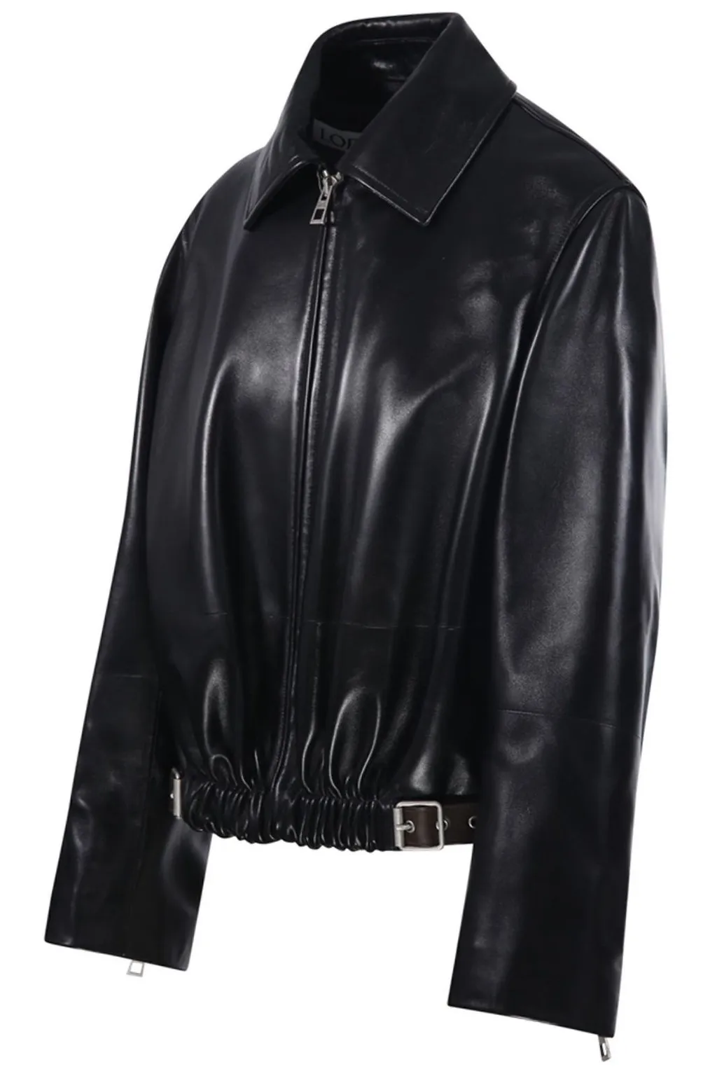 Leather Bomber Jacket