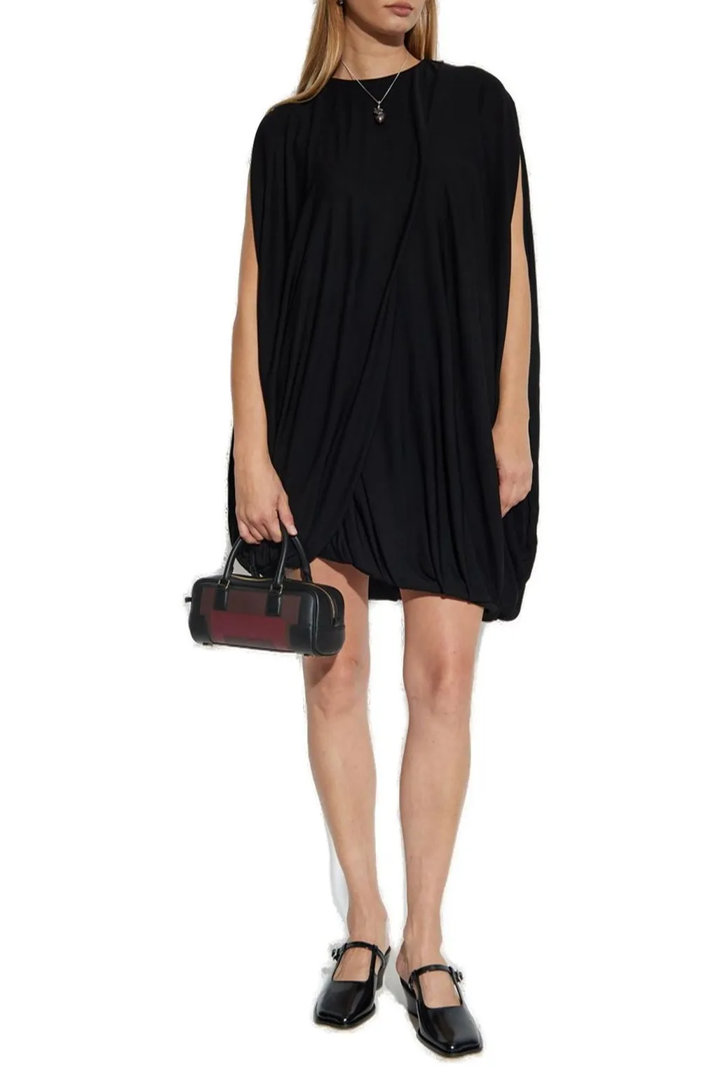 Draped Asymmetrical Dress