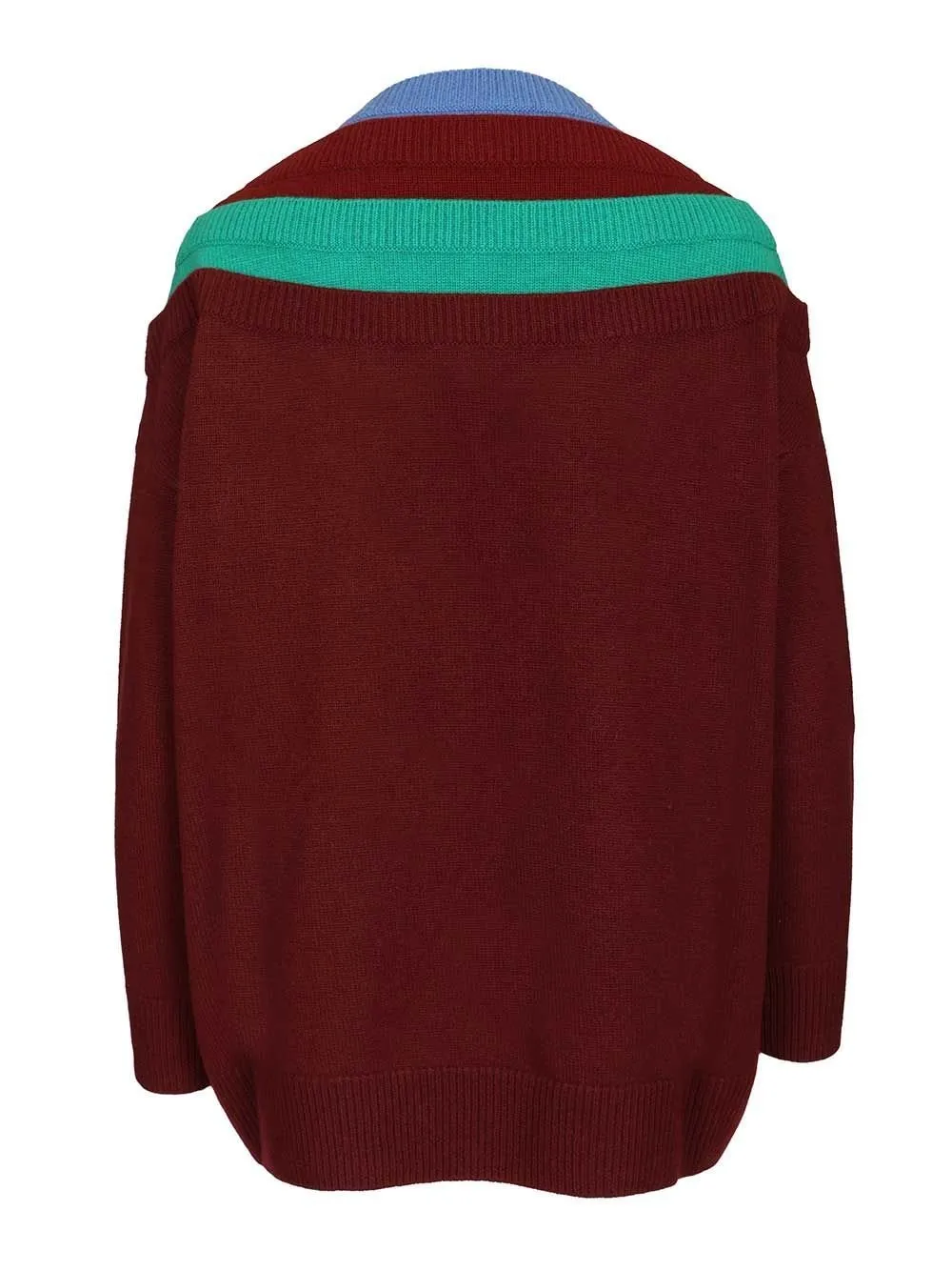 V-Neck Striped Sweater